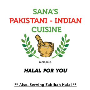 SANA'S PAKISTANI – INDIAN CUISINE